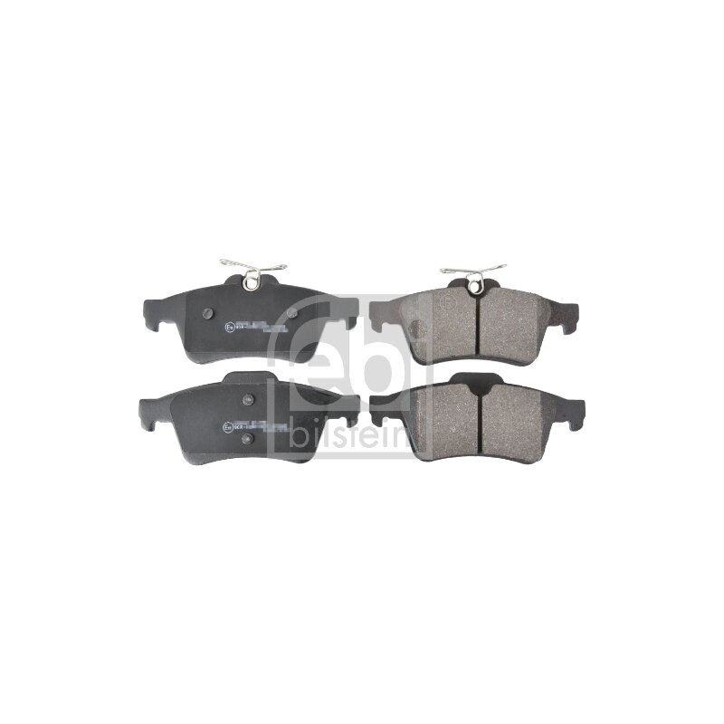 FEBI BREMSSCHEIBEN+BREMSBELÄGE SET VORNE+HINTEN MAZDA 3 BK 2.0 150PS