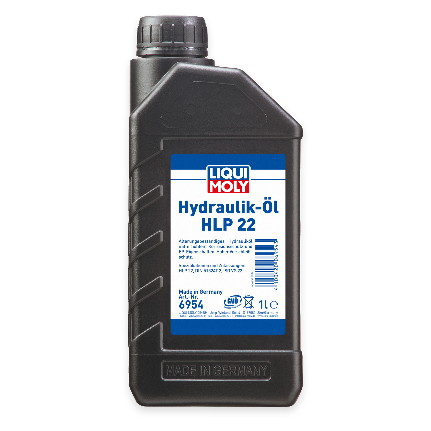 LIQUI MOLY Hydrauliköl HLP 22 Hydraulic Oil Hydraulik Öl DIN 51524 1l