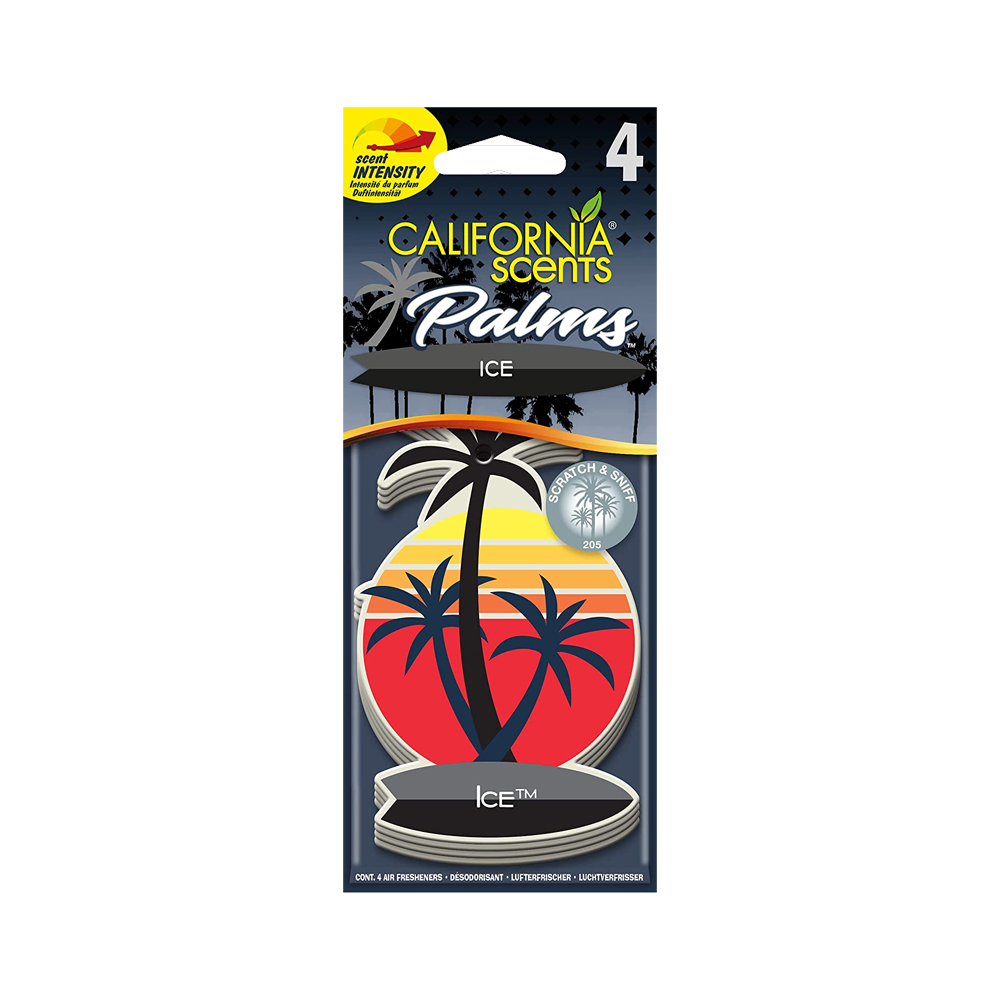 CALIFORNIA SCENTS PALMS ICE 4ER PACK LUFTERFRISCHER AUTODUFT E302692400