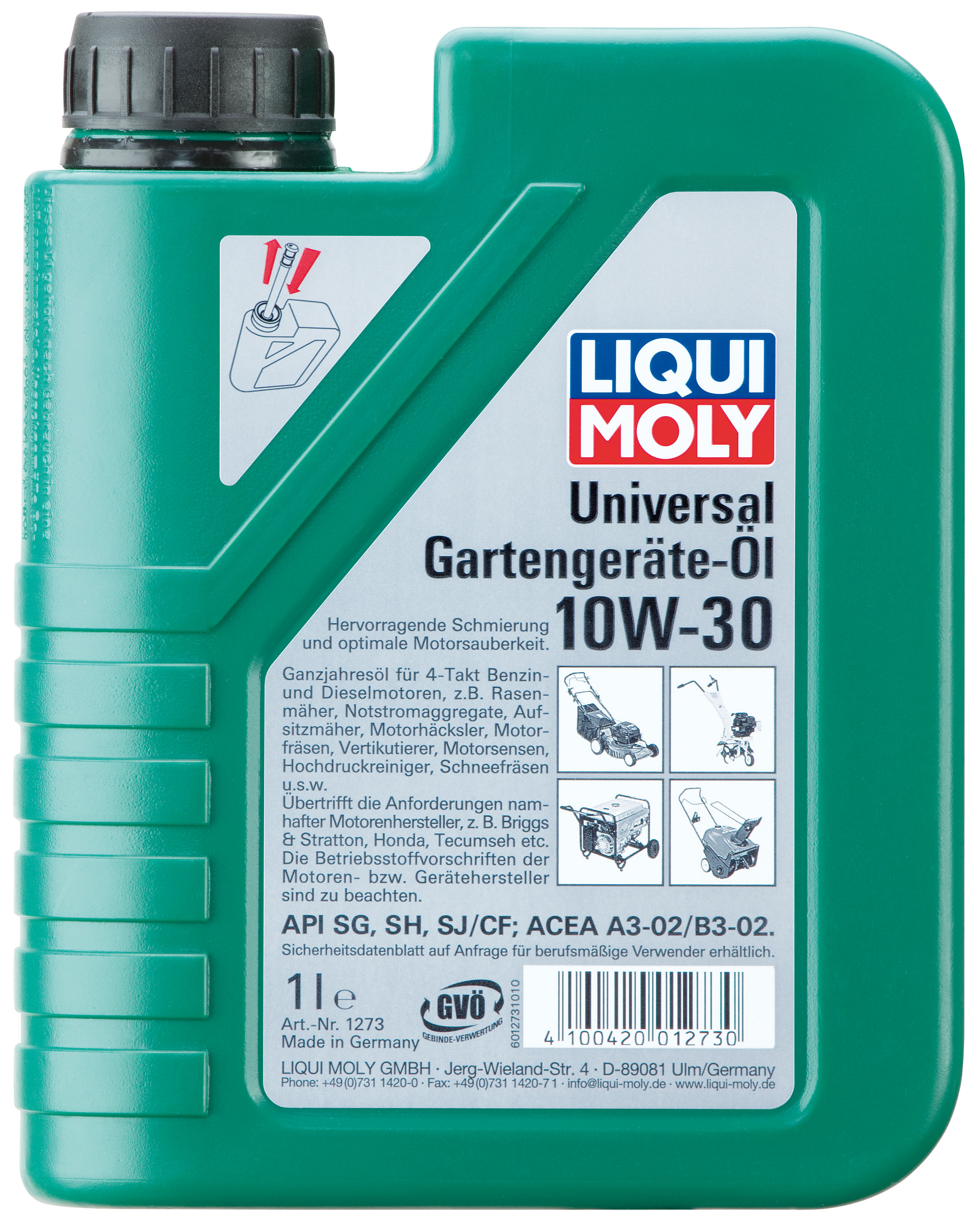LIQUI MOLY 1273 Universal GartengeräteÖl 10W30 4Takt 1L eBay