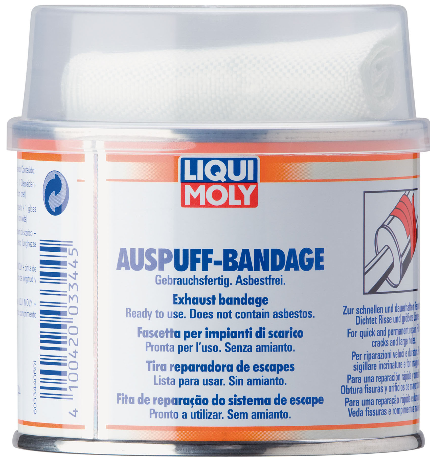 LIQUI MOLY 3344 Auspuff-Bandage Auspuff-Reparatur 1m