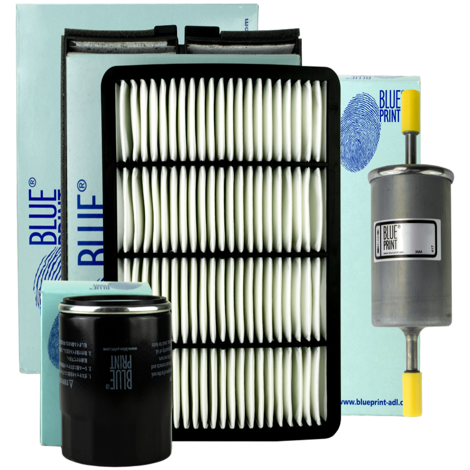 BLUE PRINT FILTER SET KOMPLETT FÜR FIAT SUZUKI SEDICI SX4 2.0 4x4 DDiS