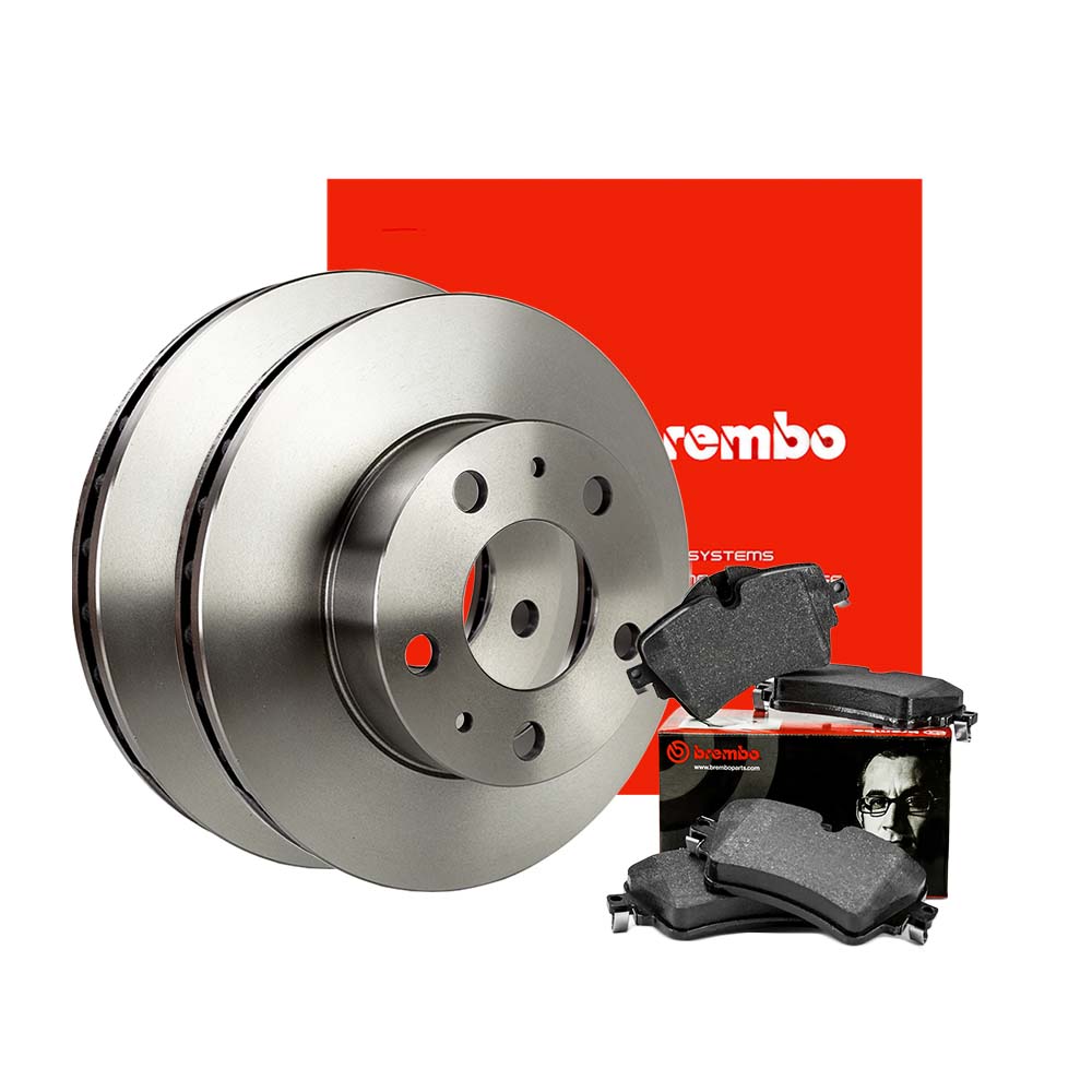 BREMBO BREMSENSET VORNE BREMSSCHEIBEN Ø 238mm + BELÄGE FÜR RENAULT TWINGO 1.2