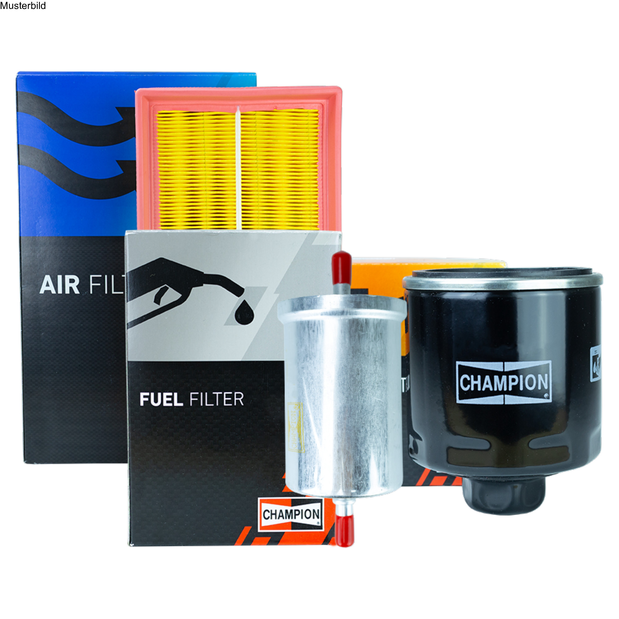 CHAMPION FILTER SET KOMPLETT FÜR BMW 5