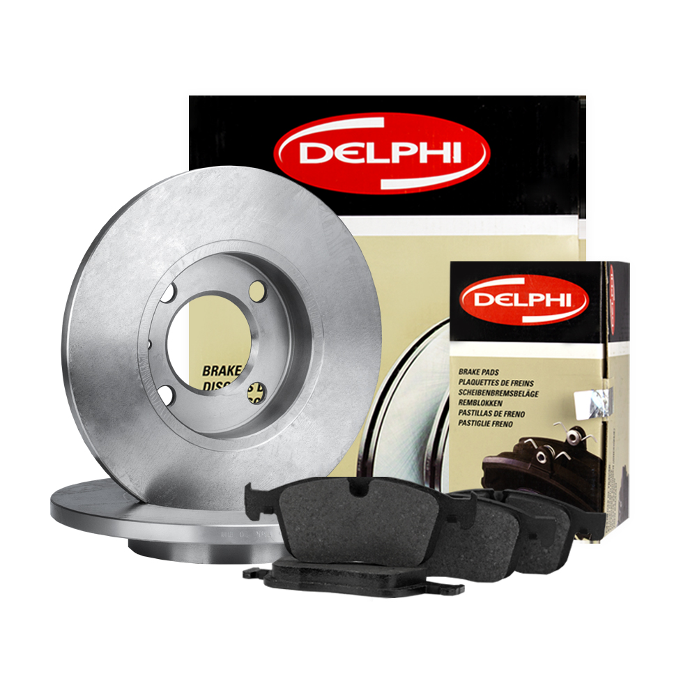 DELPHI BREMSENSET HINTEN BREMSSCHEIBEN Ø 247mm + BELÄGE FÜR CITROEN XSARA