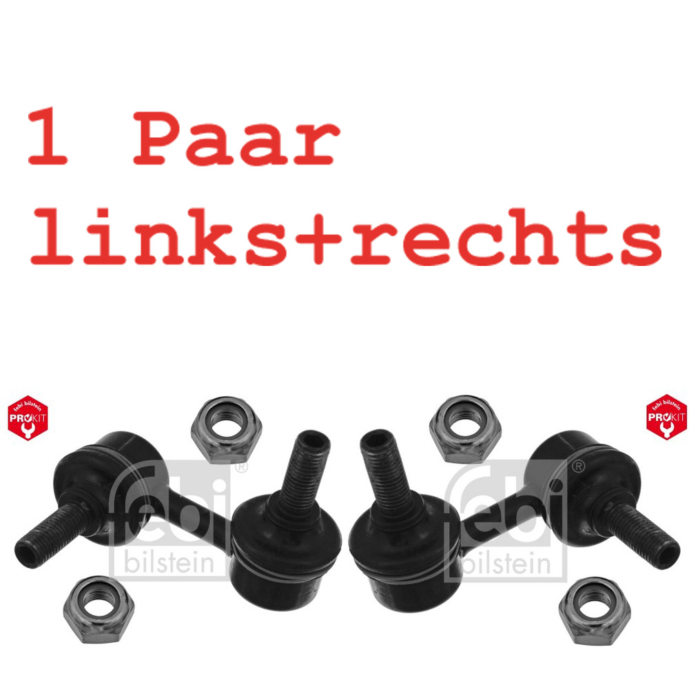 2x FEBI BILSTEIN SET KOPPELSTANGE STABILISATOR STREBE VORNE RE+LI MAZDA 6