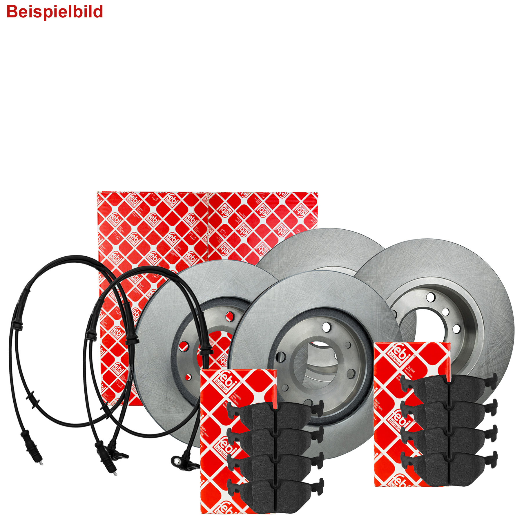 FEBI BREMSEN SET KOMPLETT VORNE HINTEN FORD KUGA I 2.0 2.5 TDCi 4x4 | eBay