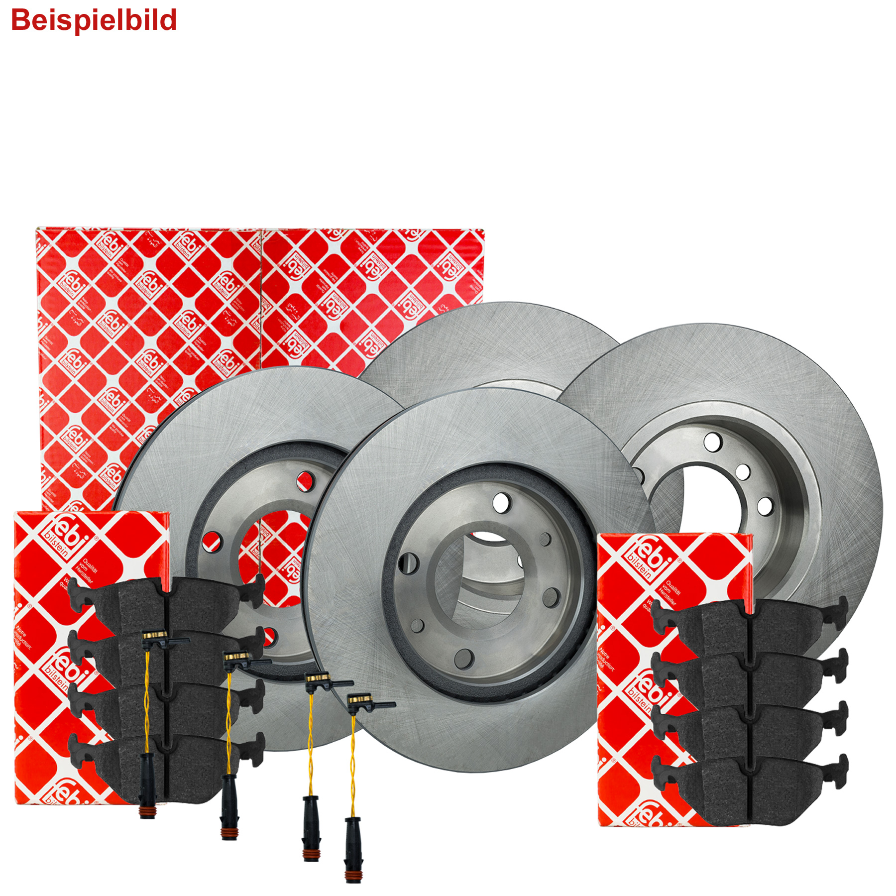 Bremsscheiben Peugeot Febi Bilstein Bremsenset Vorne Bremsbeläge
