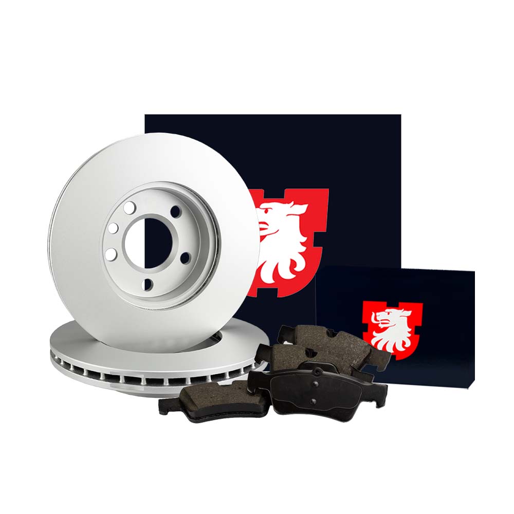 JP GROUP BREMSENSET VORNE BREMSSCHEIBEN Ø 256mm + BELÄGE FÜR VW UP 1.0