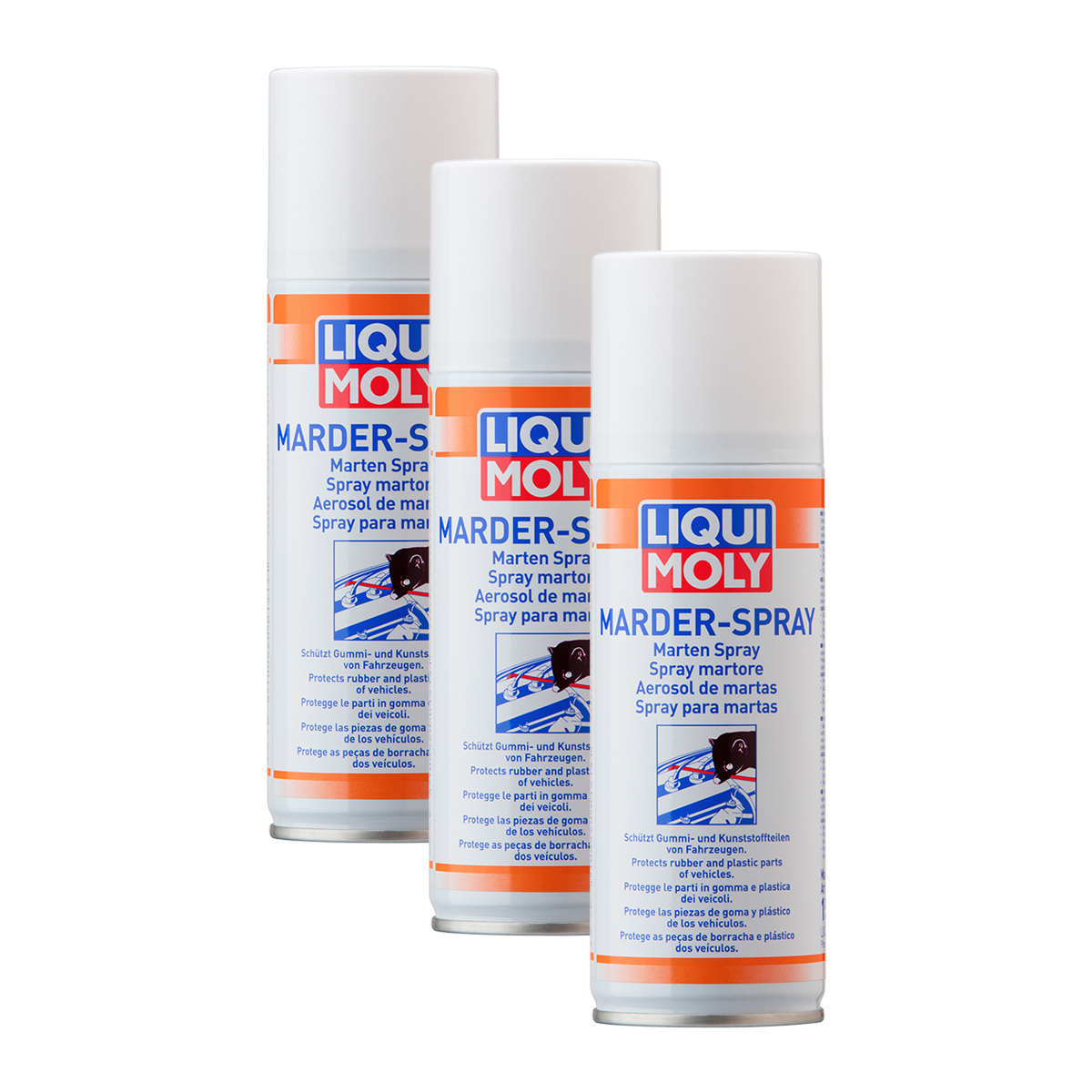 3x LIQUI MOLY 1515 Marder- Schutz Spray 200ml