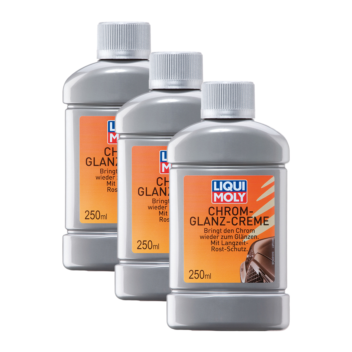 3x LIQUI MOLY 1529 Politur ChromGlanzCreme Auto Motorrad