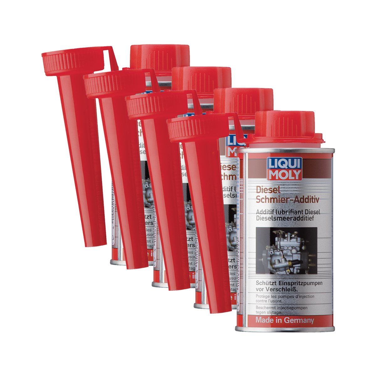 4x LIQUI MOLY 5122 Diesel Schmier-Additiv Getriebeöl 150ml ...