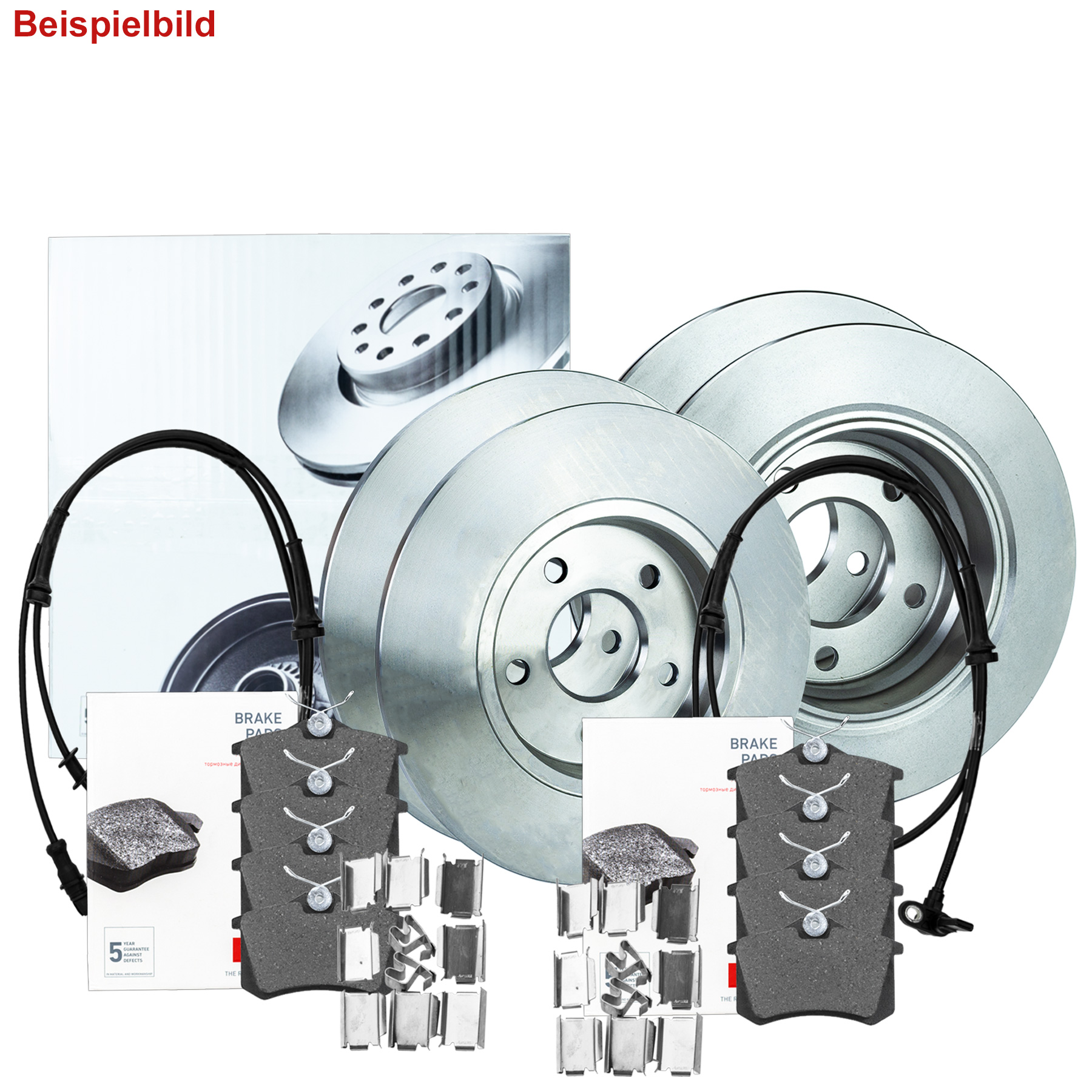 BOSCH Bremsensatz HA für PEUGEOT 407 Coupe