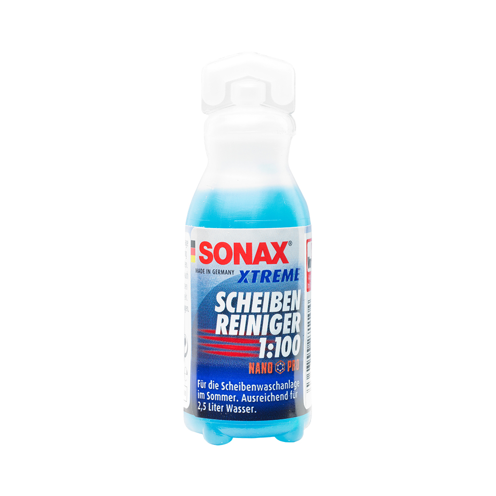 SCHEIBENREINIGER SCHEIBENWASSER KONZENTRAT 1:100 NANOPRO XTREME 25ML SONAX